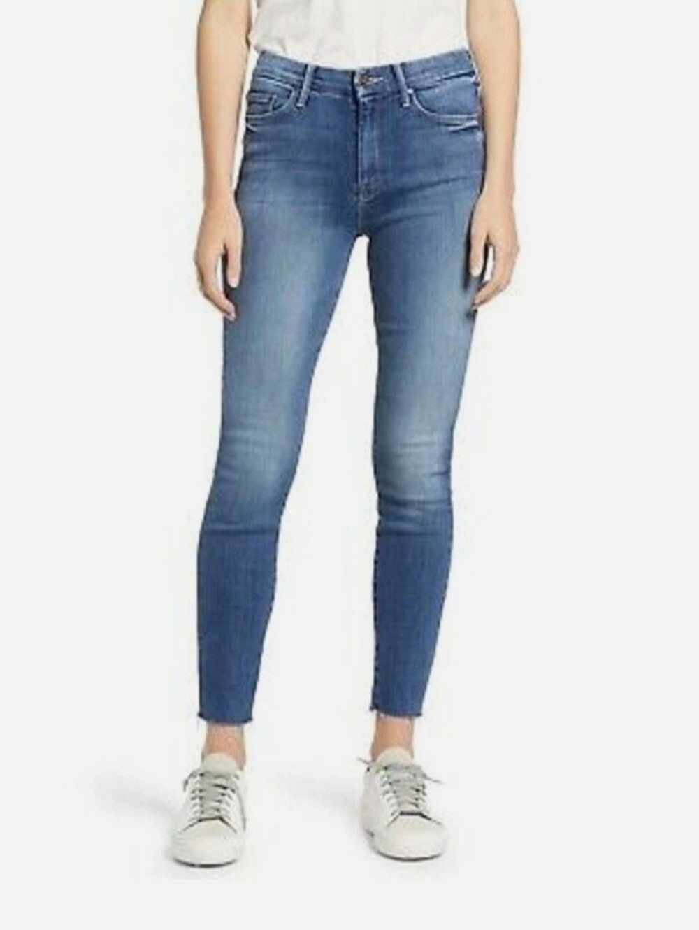 MOTHER The Looker Ankle Fray in Satisfaction Guaranteed